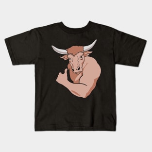 Taurus (Bull) Zodiac Sign Kids T-Shirt